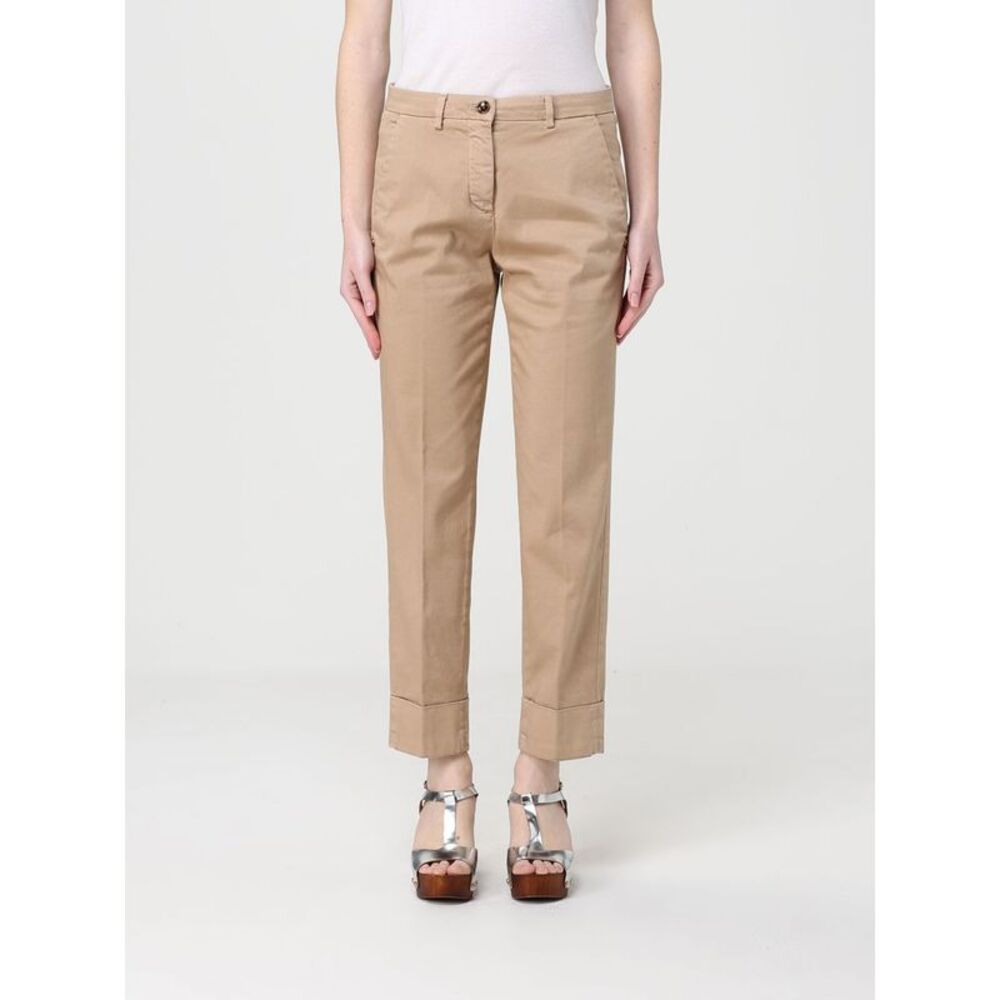 Mason's Women Stretch Cotton Cropped Fit Trousers Mason's